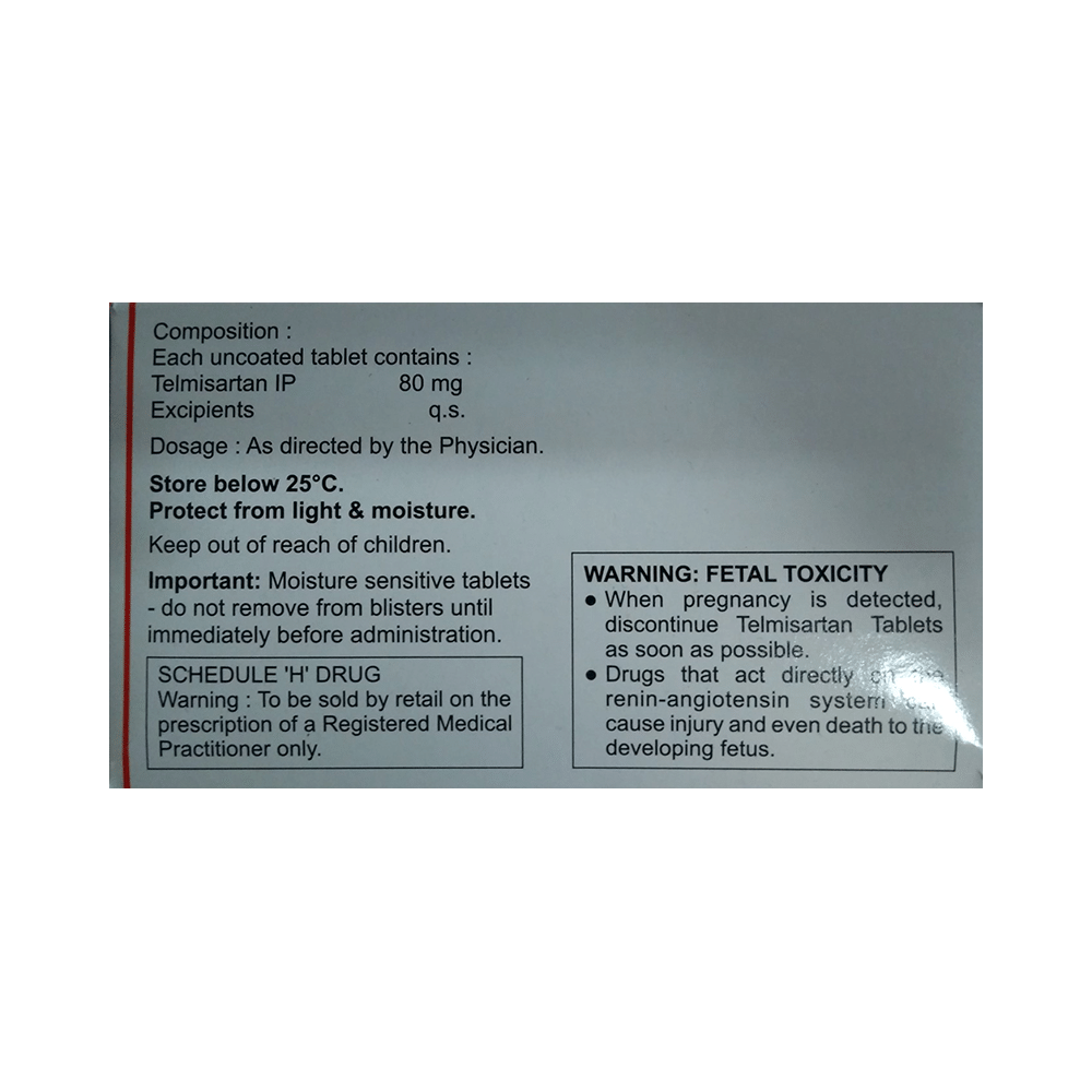 Temsan 80 Tablet - Image 2