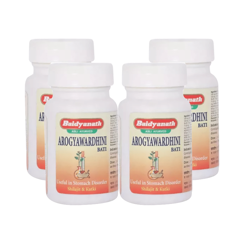 Baidyanath (Jhansi) Arogyawardhini Bati Tablets (80 Each) - Image 1