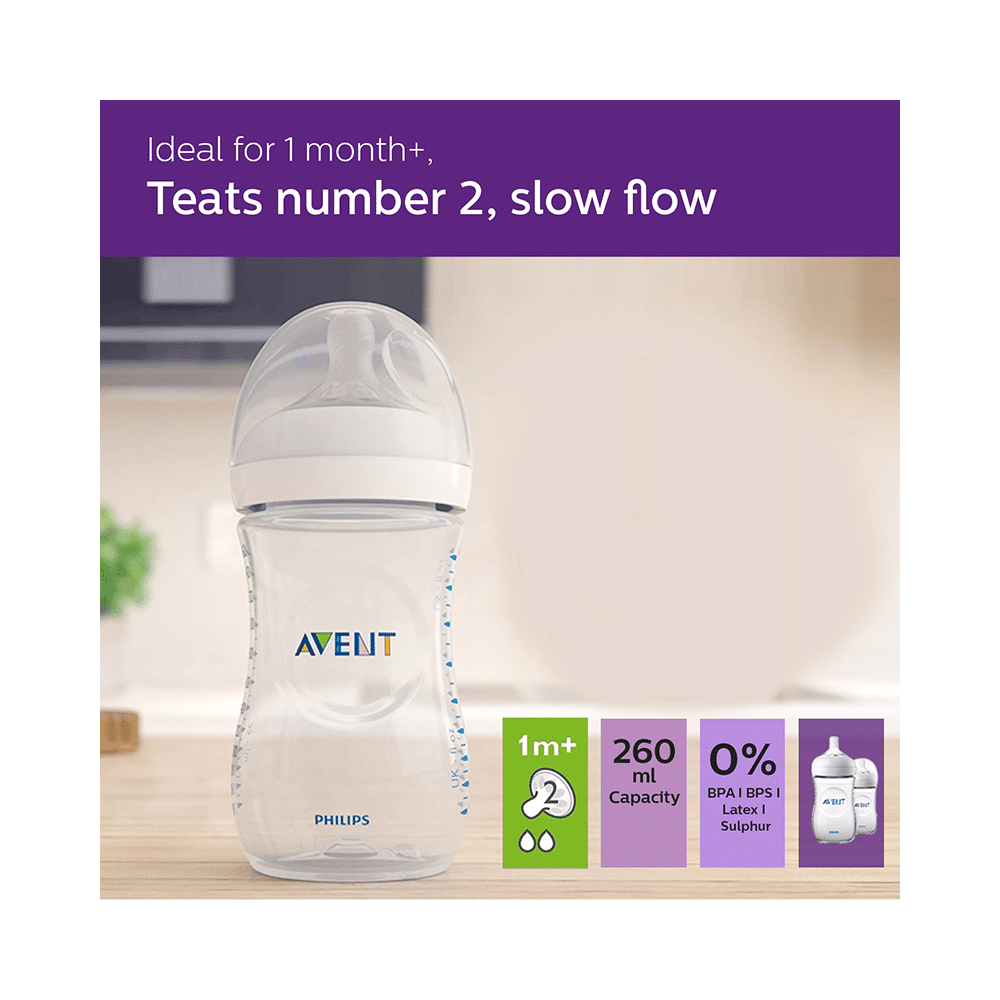 Philips Avent Natural Teat Twin Pack for 3m+ White - Image 3