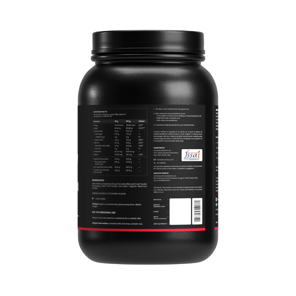 Athlab Instant Whey Protein Powder Strawberry Creme - Image 2