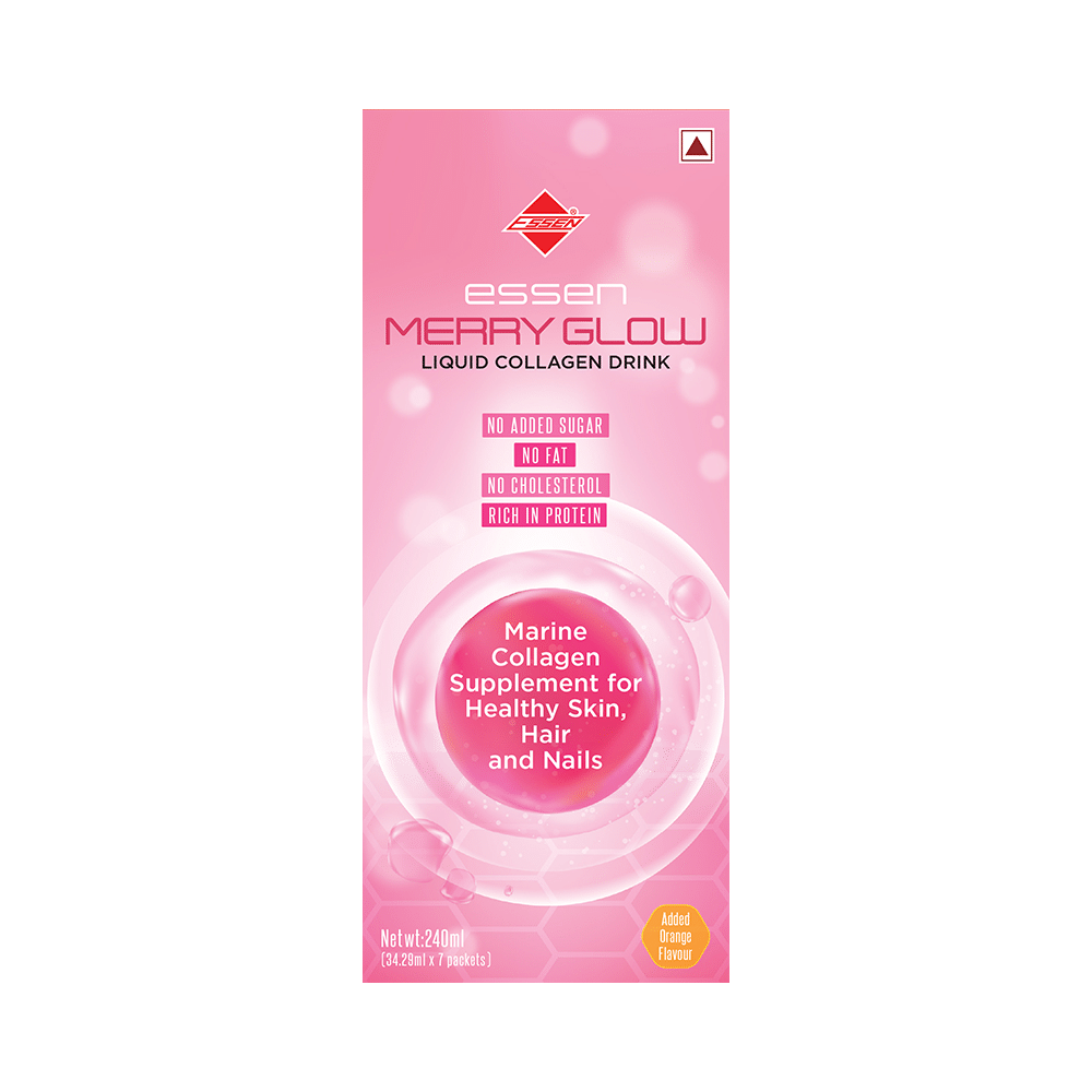 Essen Merry Glow Liquid Collagen Drink (34.29ml Each) Orange - Image 3