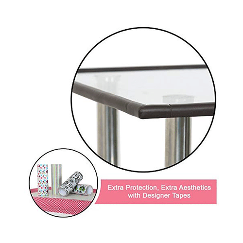 Safe-O-Kid Unique High Density L-Shaped 2mtr Long Mini 1 Edge Guard with 4 Corner Cushions Brown - Image 5