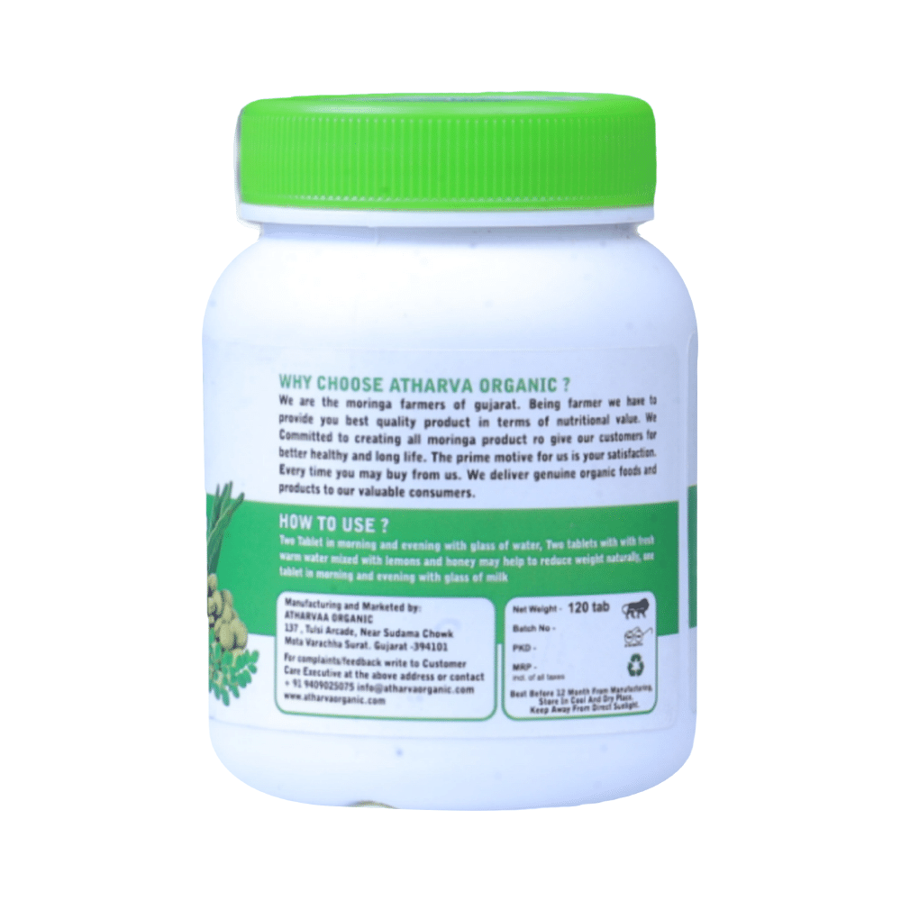 Atharvaa Organic Moringa Tablet (120 Each) - Image 2