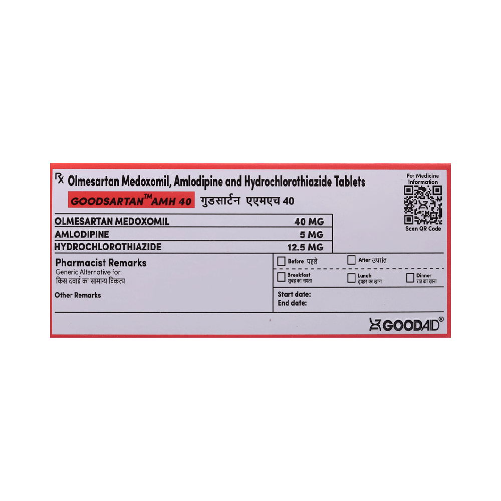 Goodsartan AMH 40 Tablet - Image 1