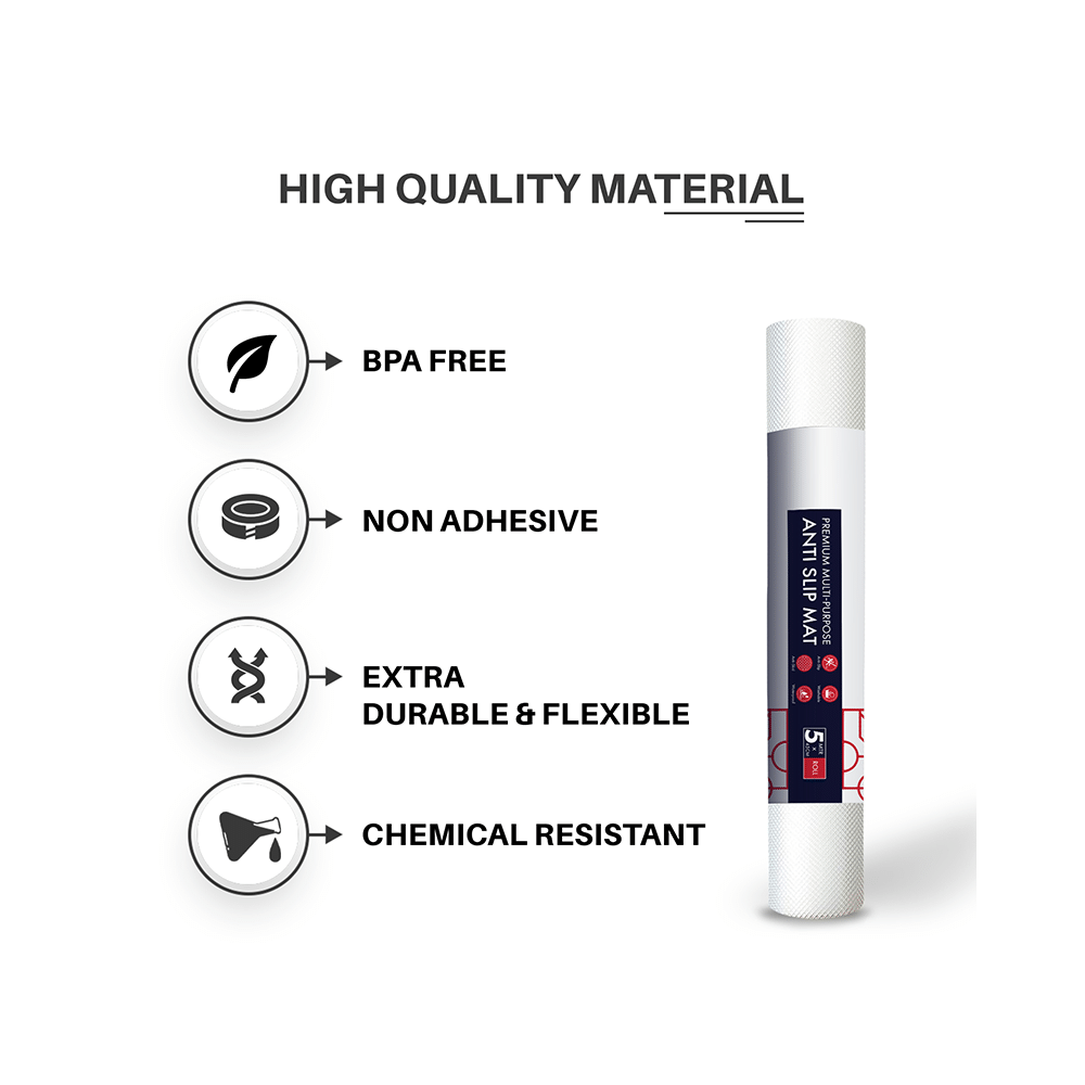 Spotview Premium Multi-Purpose Anti Slip Mat with Natraj Cutter Free 5m x 45cm Transparent - Image 3