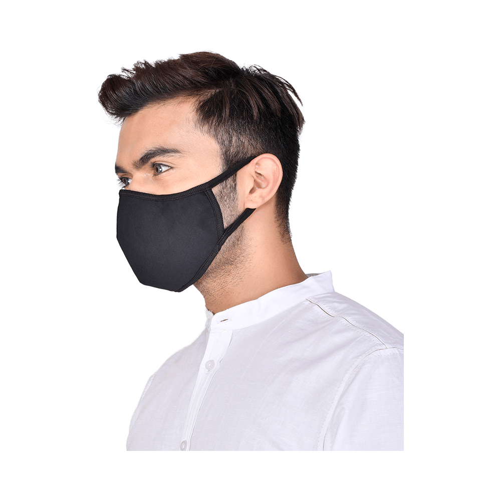 Advind Healthcare Medium Black Smog-Guard N99 Pollution Mask - Image 4