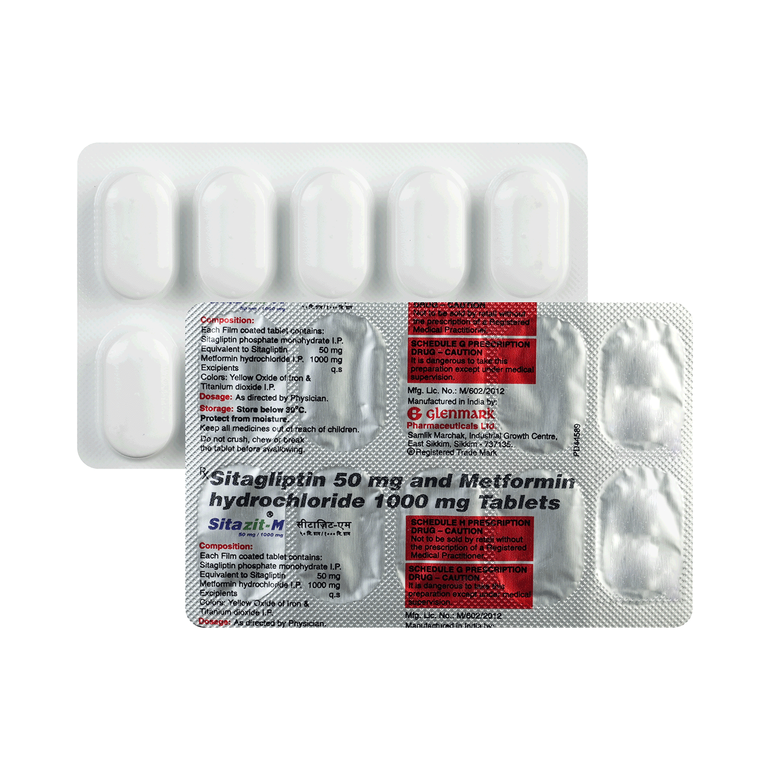 Sitazit-M 50mg/1000mg Tablet - Image 1