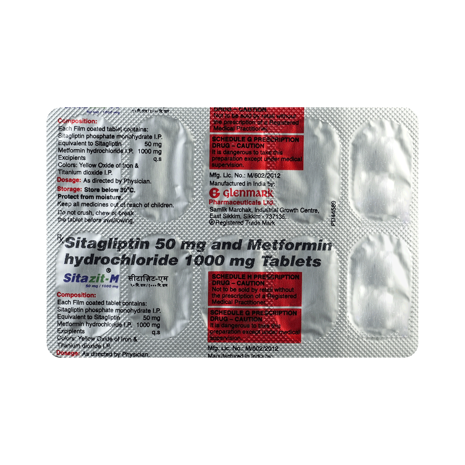 Sitazit-M 50mg/1000mg Tablet - Image 3
