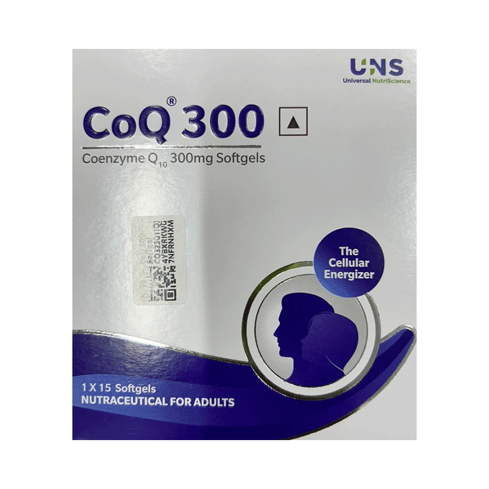 CoQ 300 Coenzyme Q10 Softgel | The Cellular Energizer - Image 1