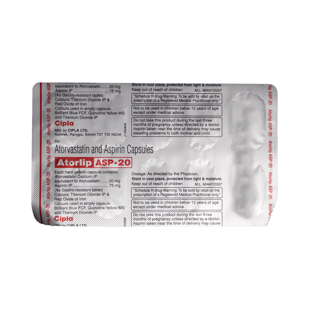 Atorlip-ASP 20 Capsule - Image 5