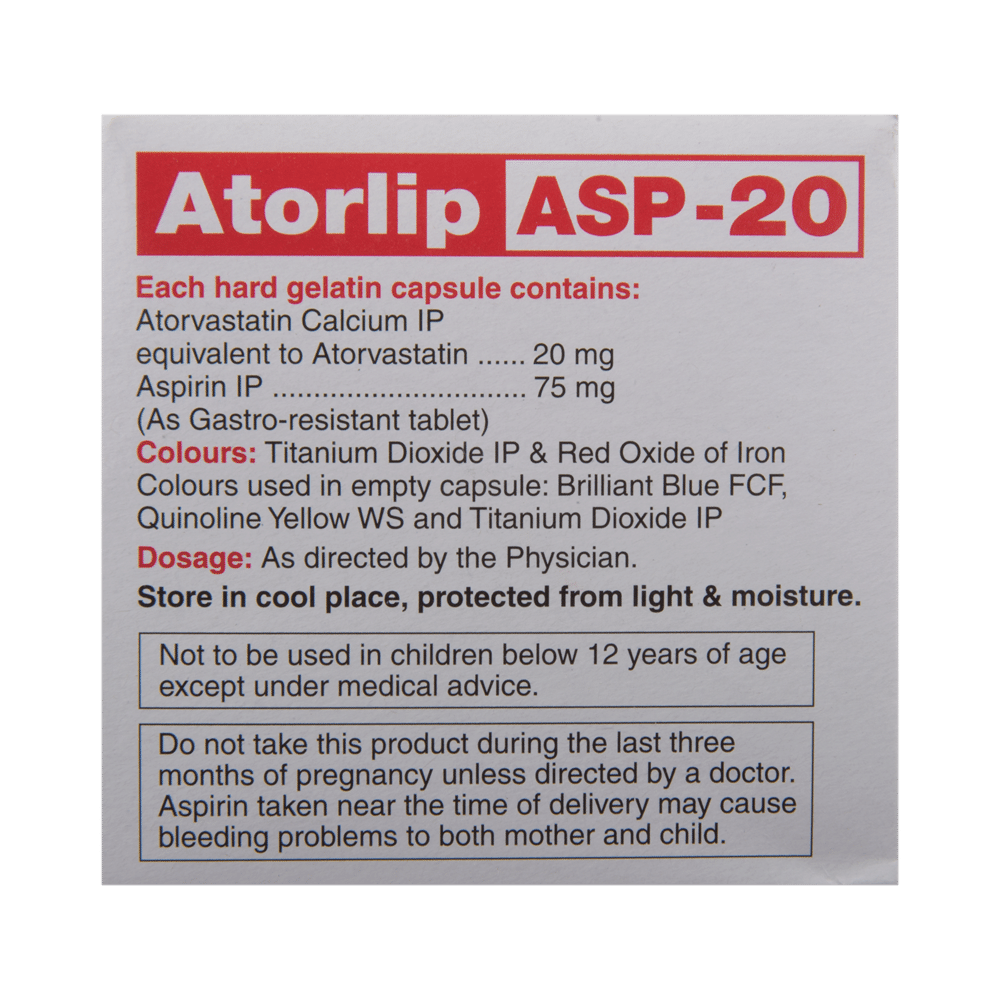 Atorlip-ASP 20 Capsule - Image 3