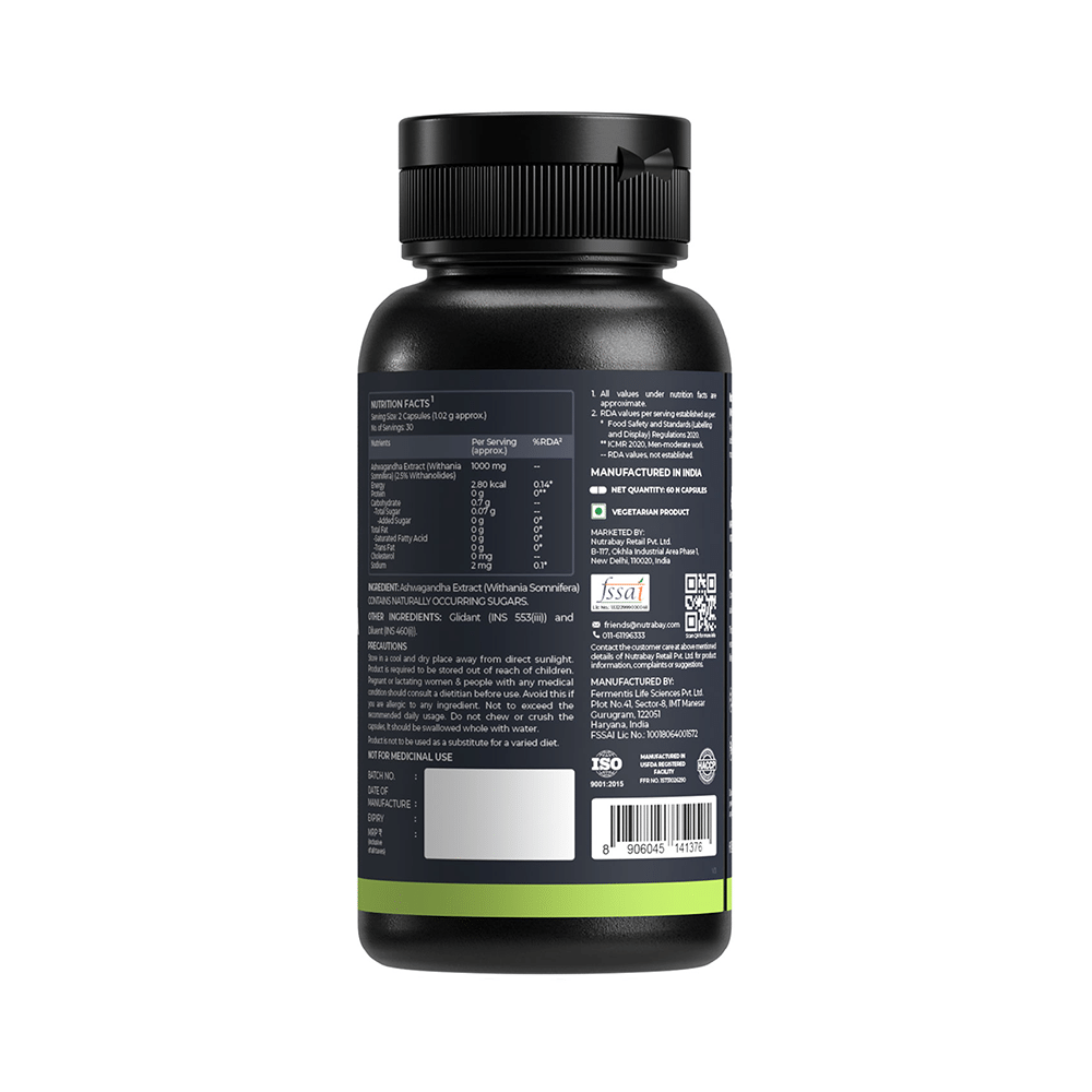 Nutrabay Wellness Ashwagandha Capsule - Image 3