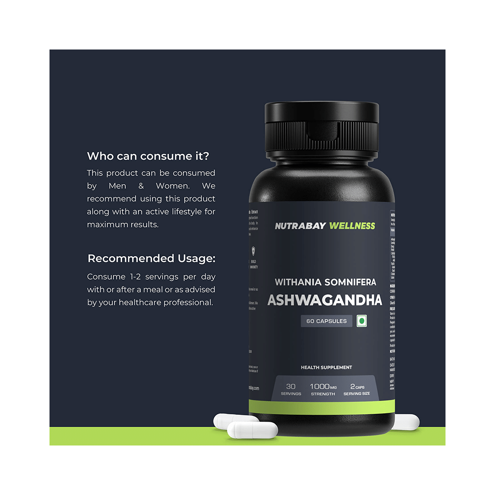 Nutrabay Wellness Ashwagandha Capsule - Image 7