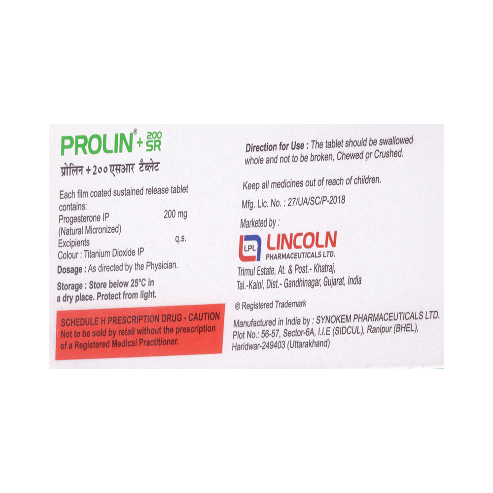 Prolin + 200 SR Tablet - Image 2