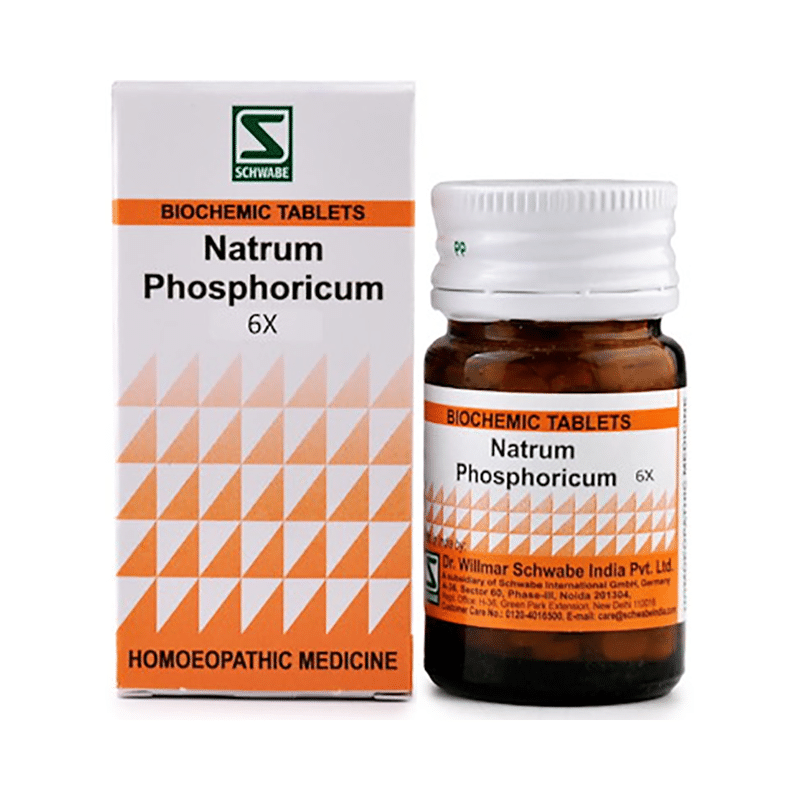 Dr Willmar Schwabe India Natrum Phosphoricum Biochemic Tablet 6X - Image 1
