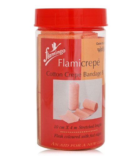 Flamingo Cotton Crepe Bandage - 10cm x 4m - Image 1