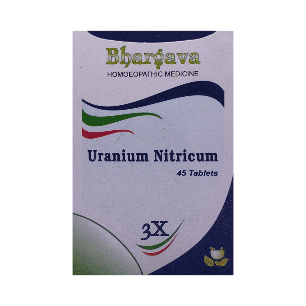 Bhargava Uranium Nitricum 3X Tablet - Image 1