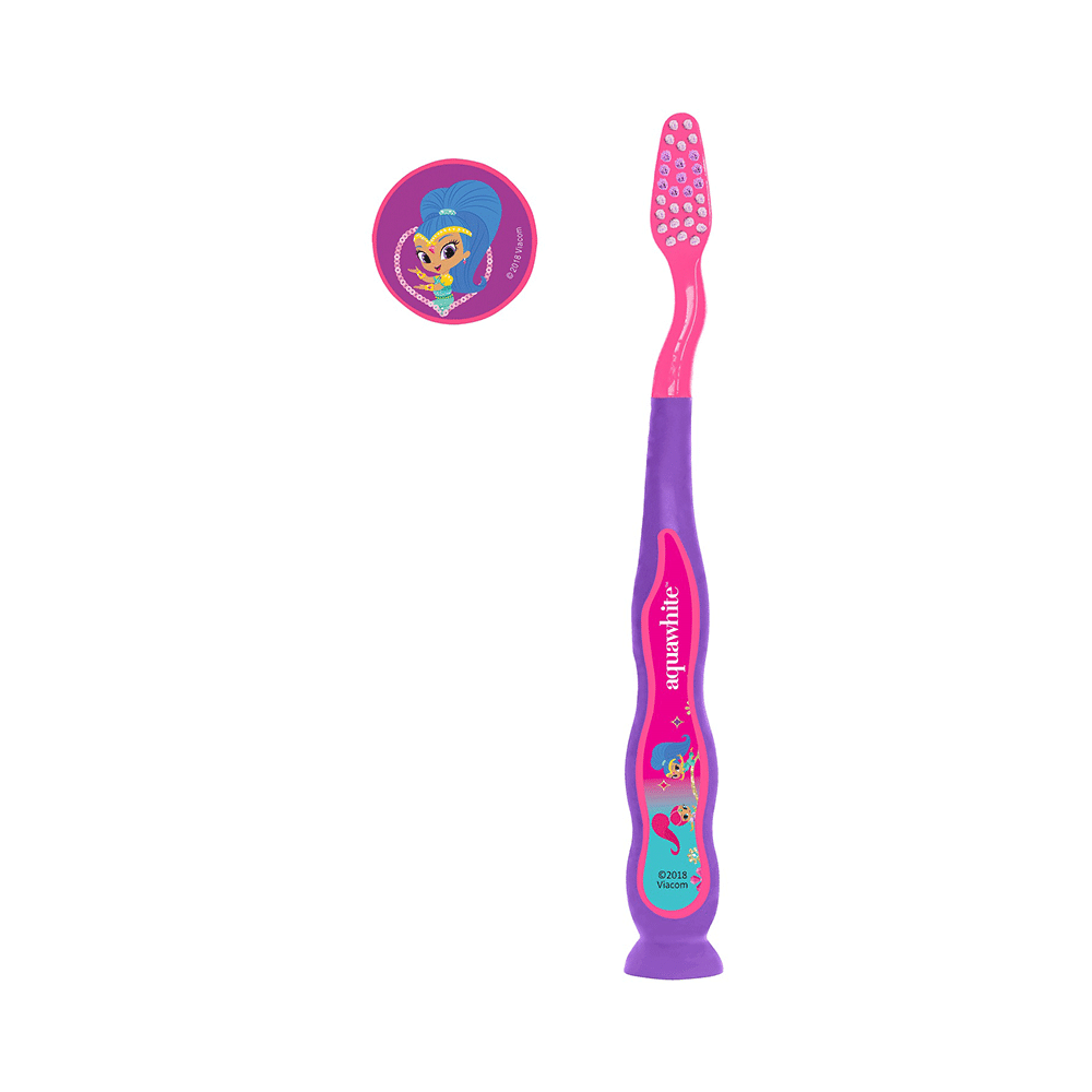 Aquawhite Jiggle Wiggle Toothbrush Purple Shimmer and Shine - Image 2