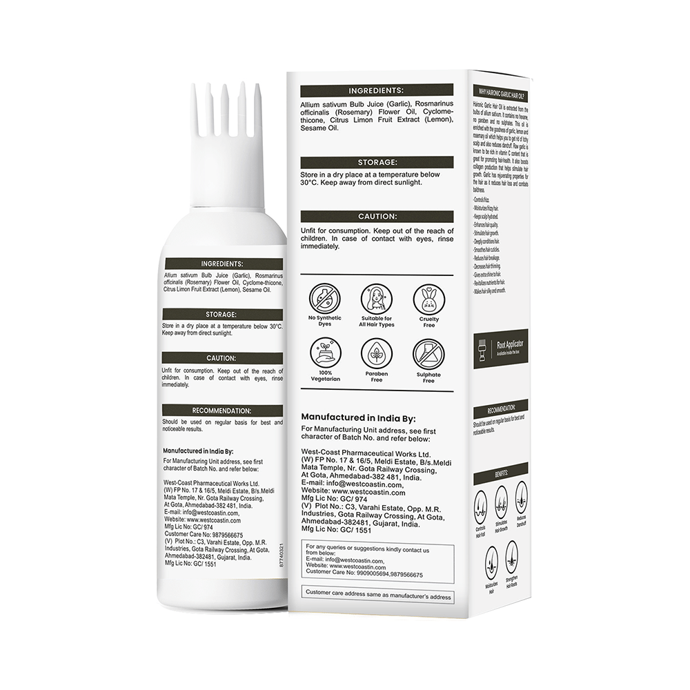 Haironic  Garlic Hair Oil - Image 2