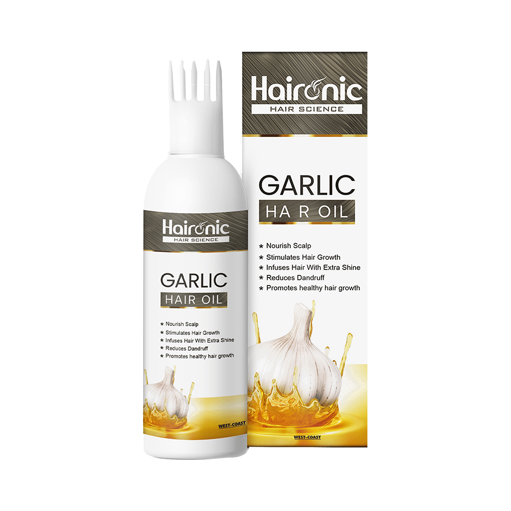 Haironic  Garlic Hair Oil - Image 1