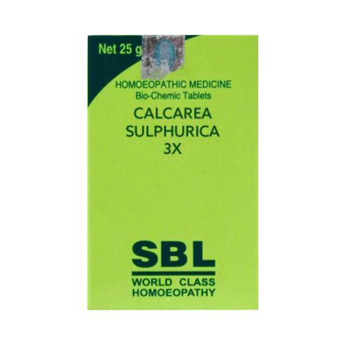 SBL Calcarea Sulphurica Biochemic Tablet 3X - Image 1