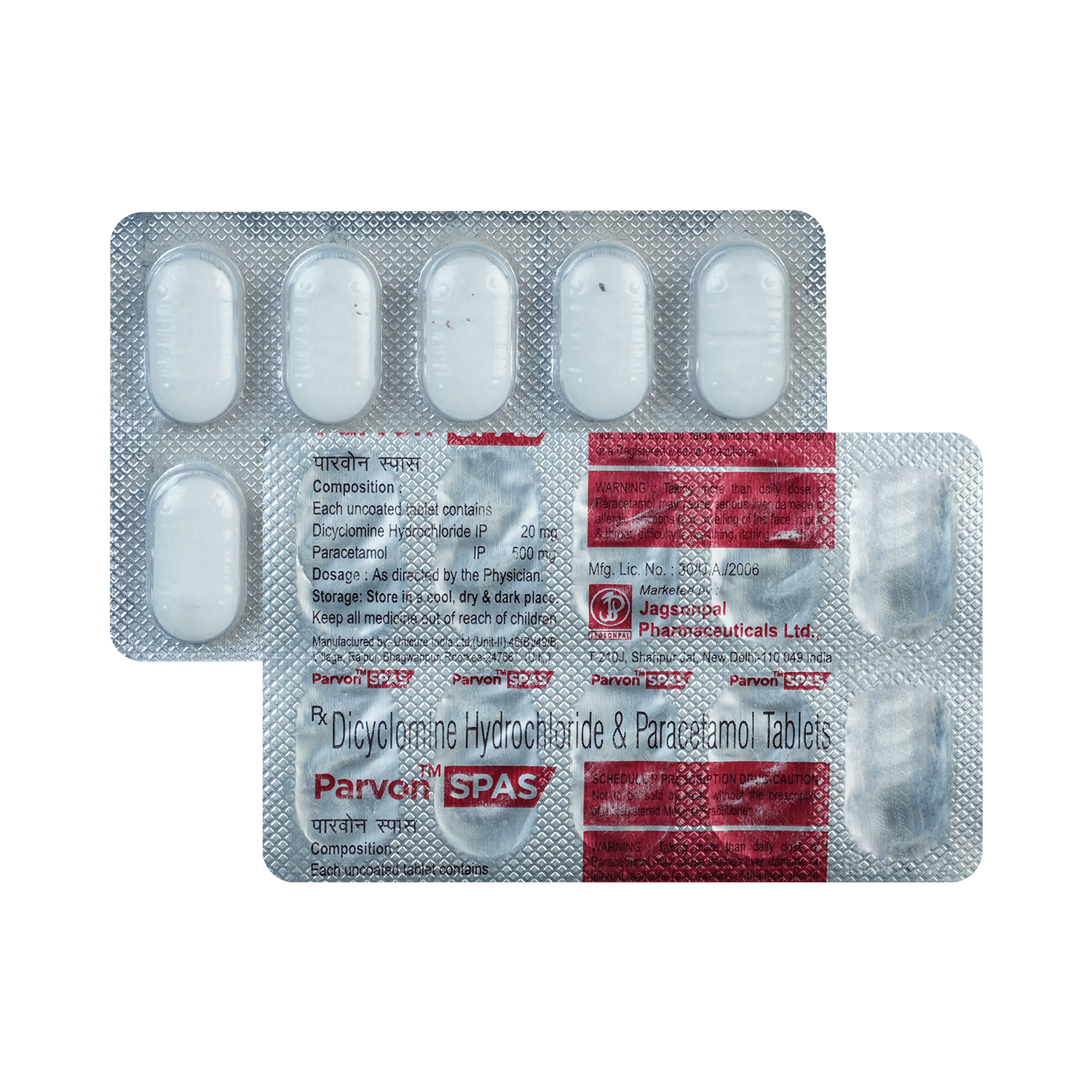 Parvon Spas Tablet - Image 1