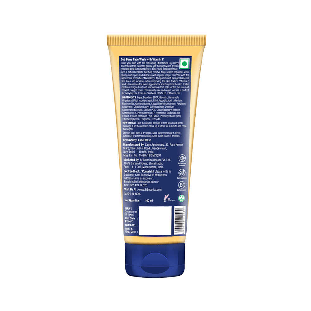 St.Botanica Goji Berry Face Wash - Image 2