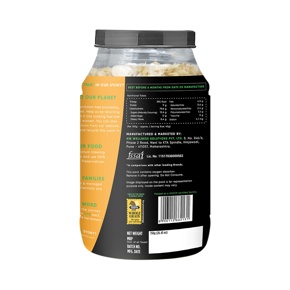 True Elements Whole Jowar Flakes with Honey & Almonds for Good Digestive Health - Image 3