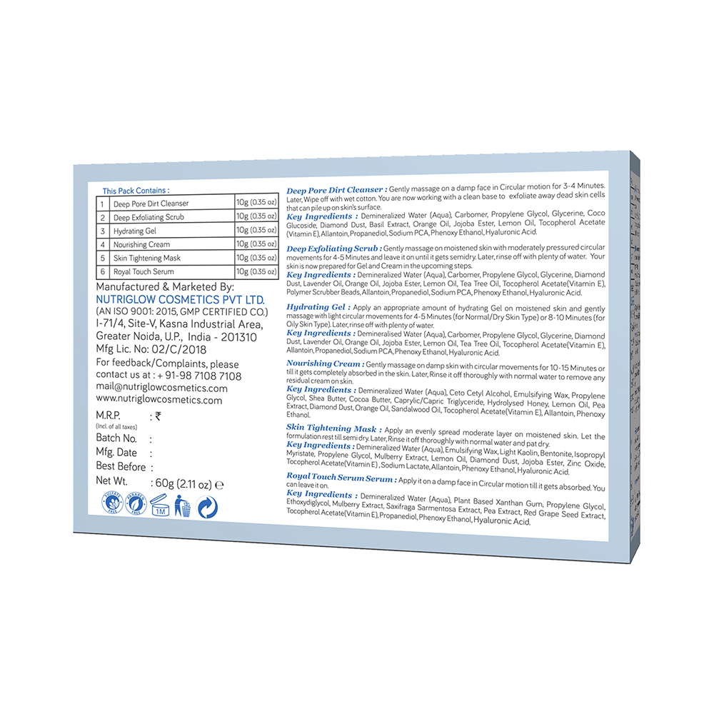 NutriGlow Natural's Advanced Pro Formula Diamond Radiance Facial Kit - Image 2