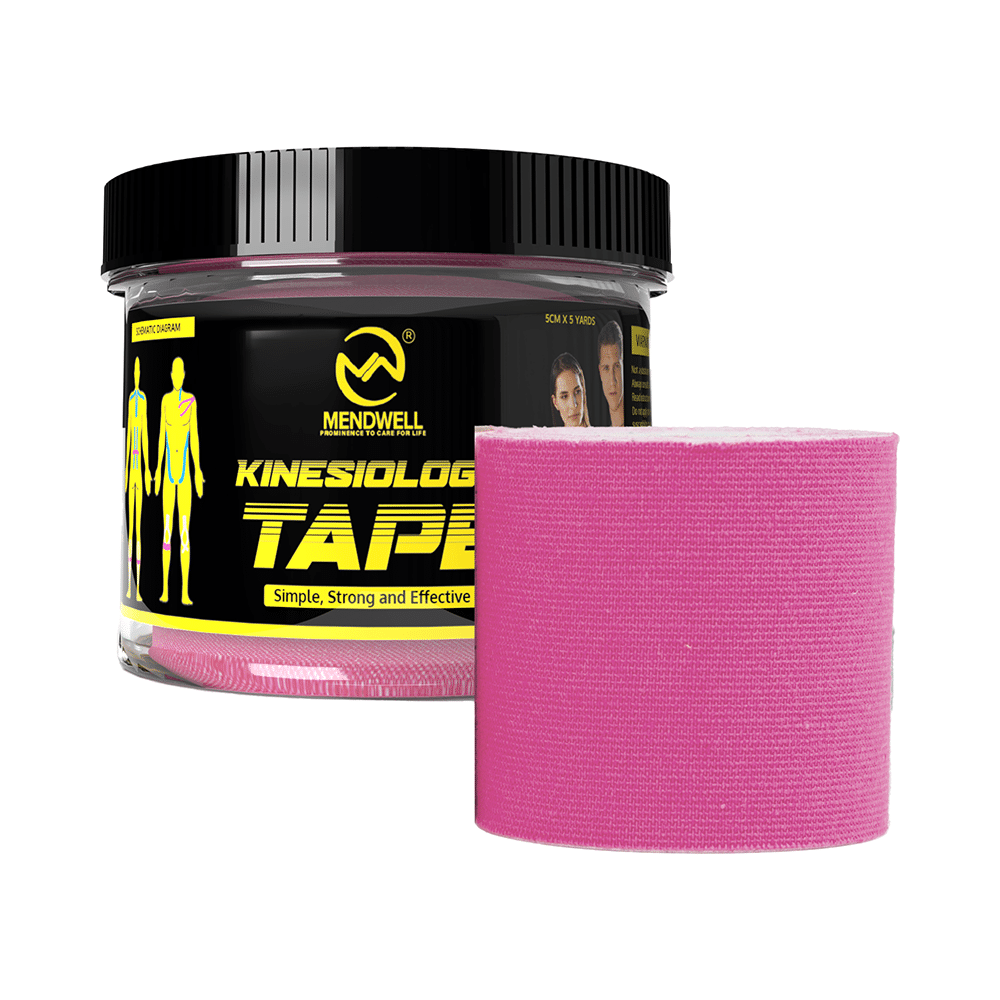 Mendwell Kinesiology Tape Pink, Biege & Blue - Image 4