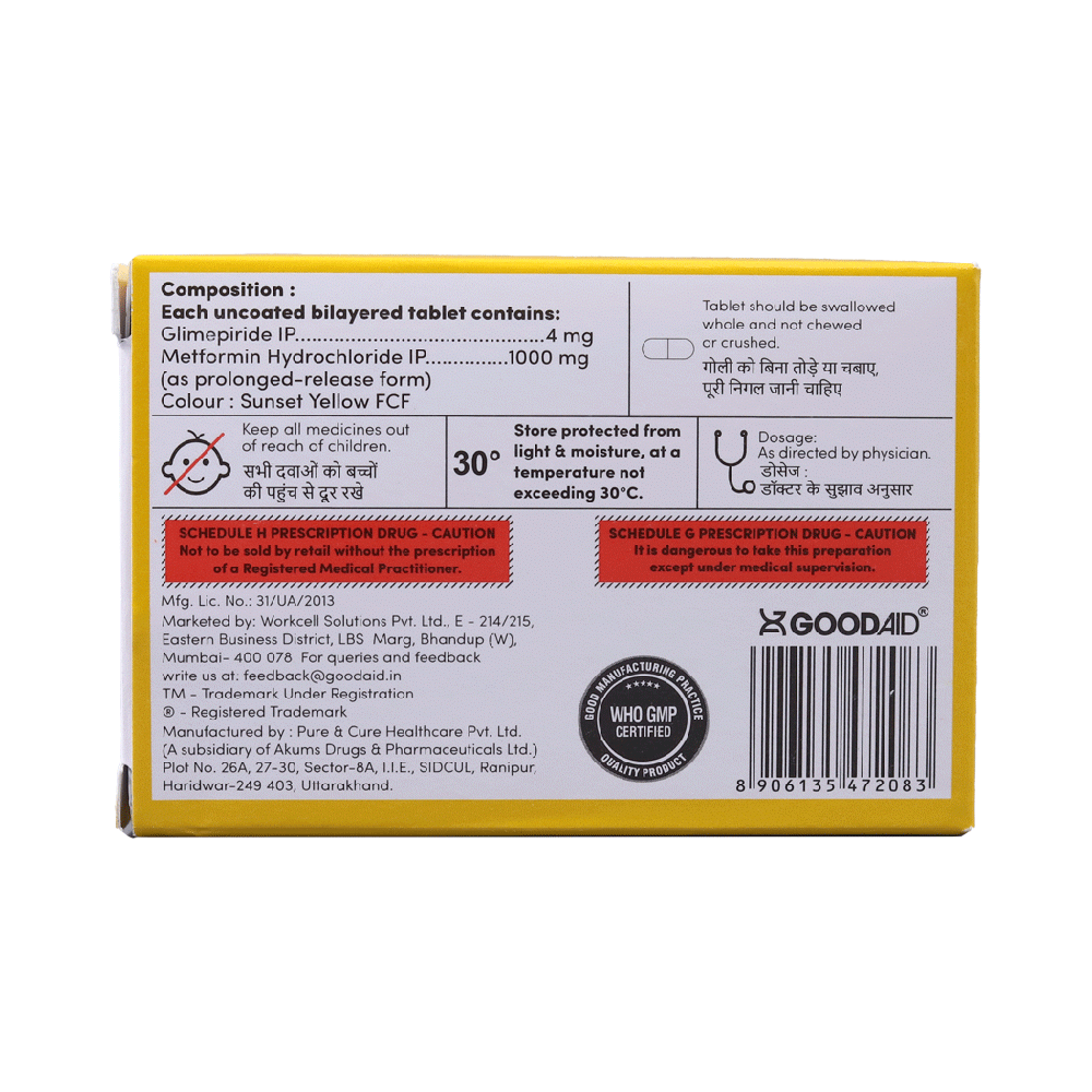 Gliaid Forte 4 Tablet PR - Image 2