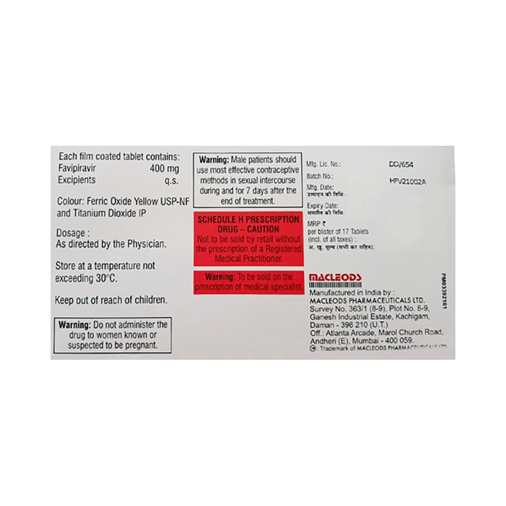 Favihope 400 Tablet - Image 2