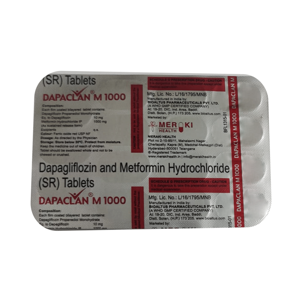 Dapaclan M 1000 Tablet SR - Image 4