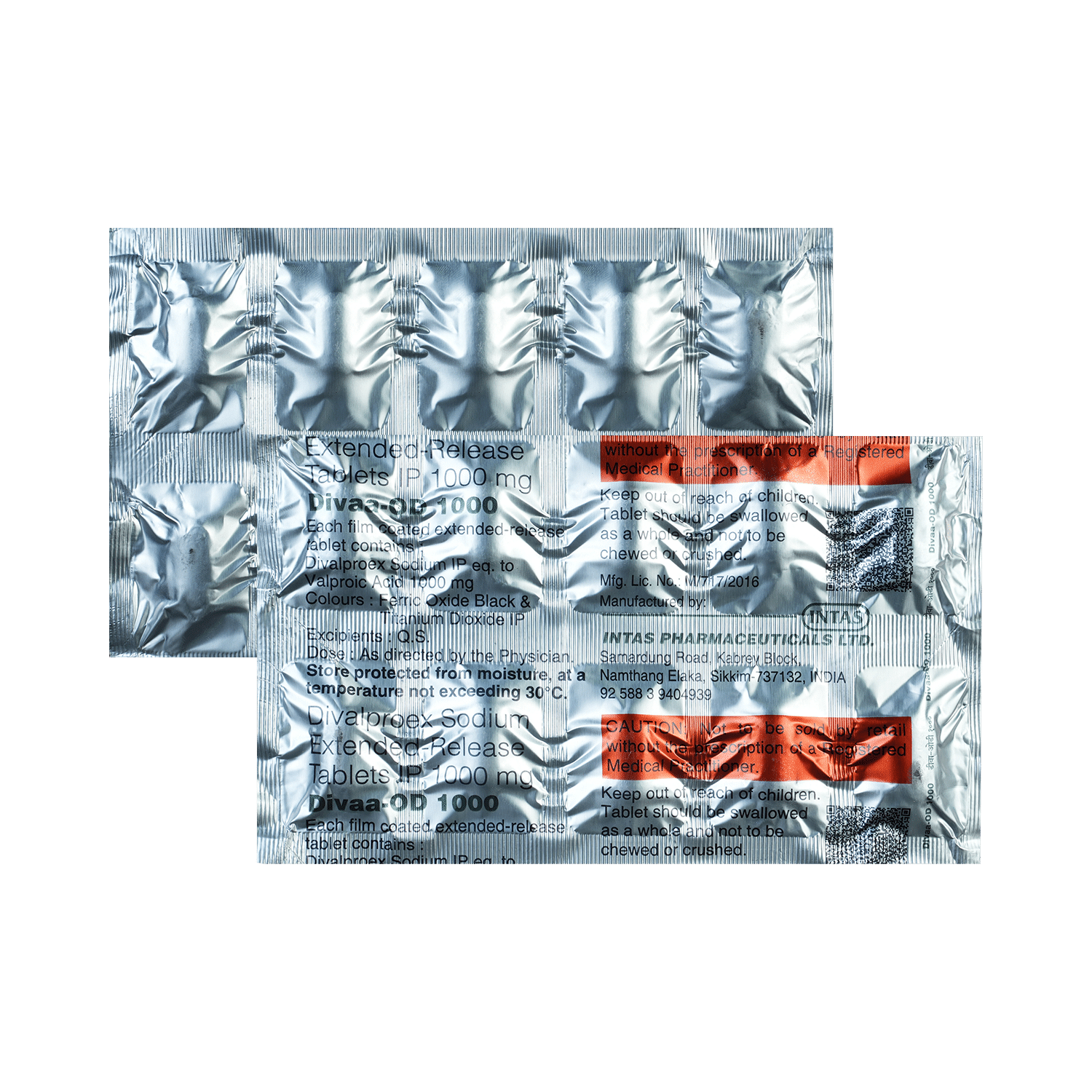 Divaa -OD 1000 Tablet ER - Image 1