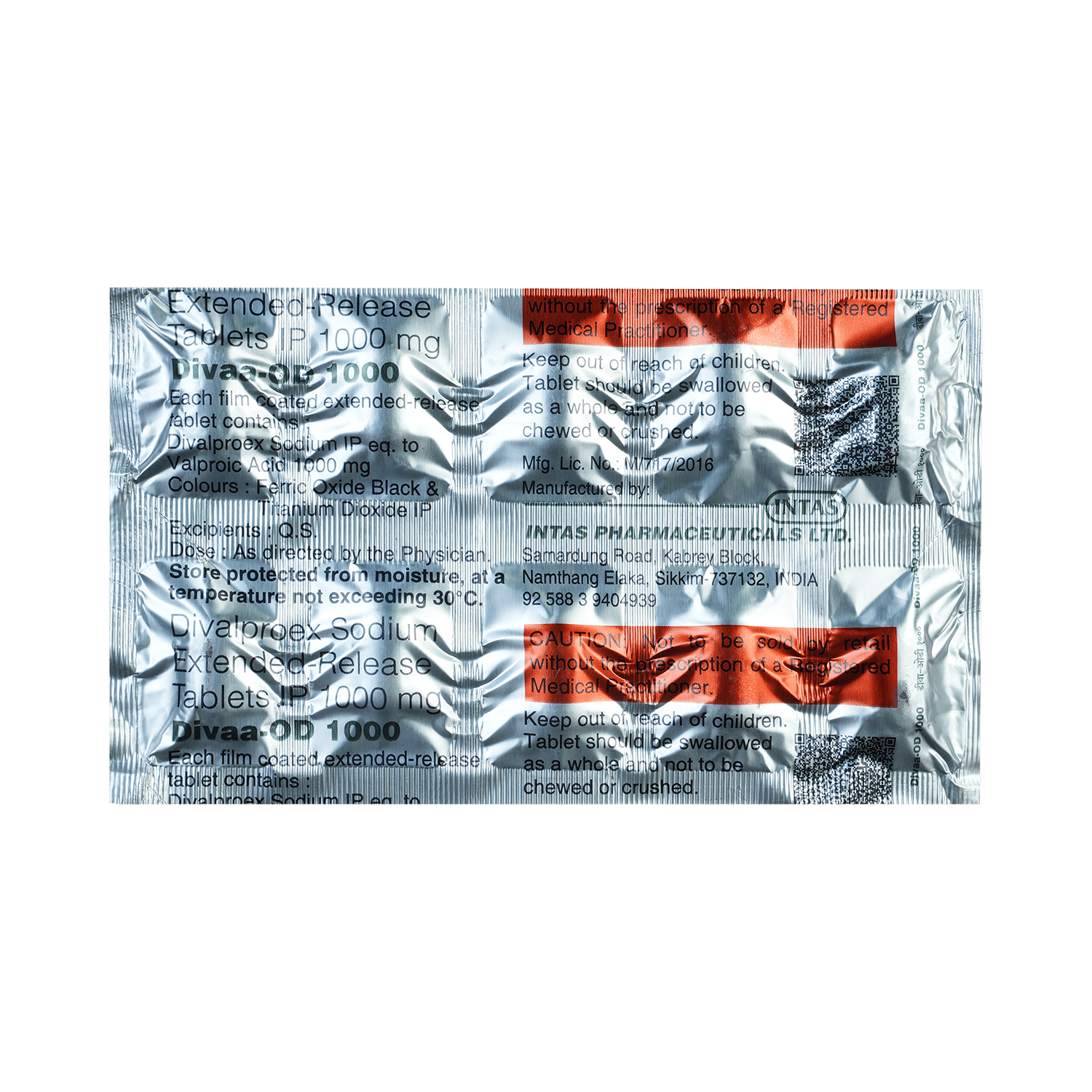 Divaa -OD 1000 Tablet ER - Image 3