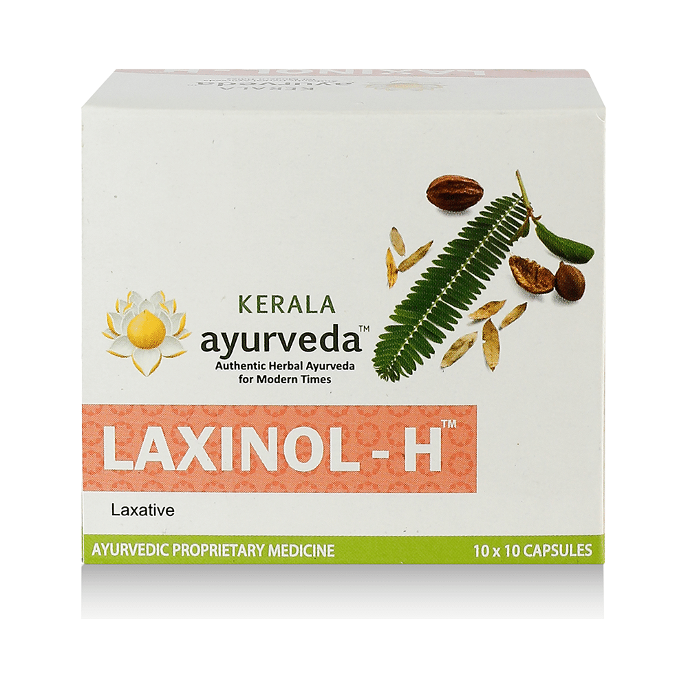 Kerala Ayurveda Laxinol-H Capsule | Eases Constipation - Image 1