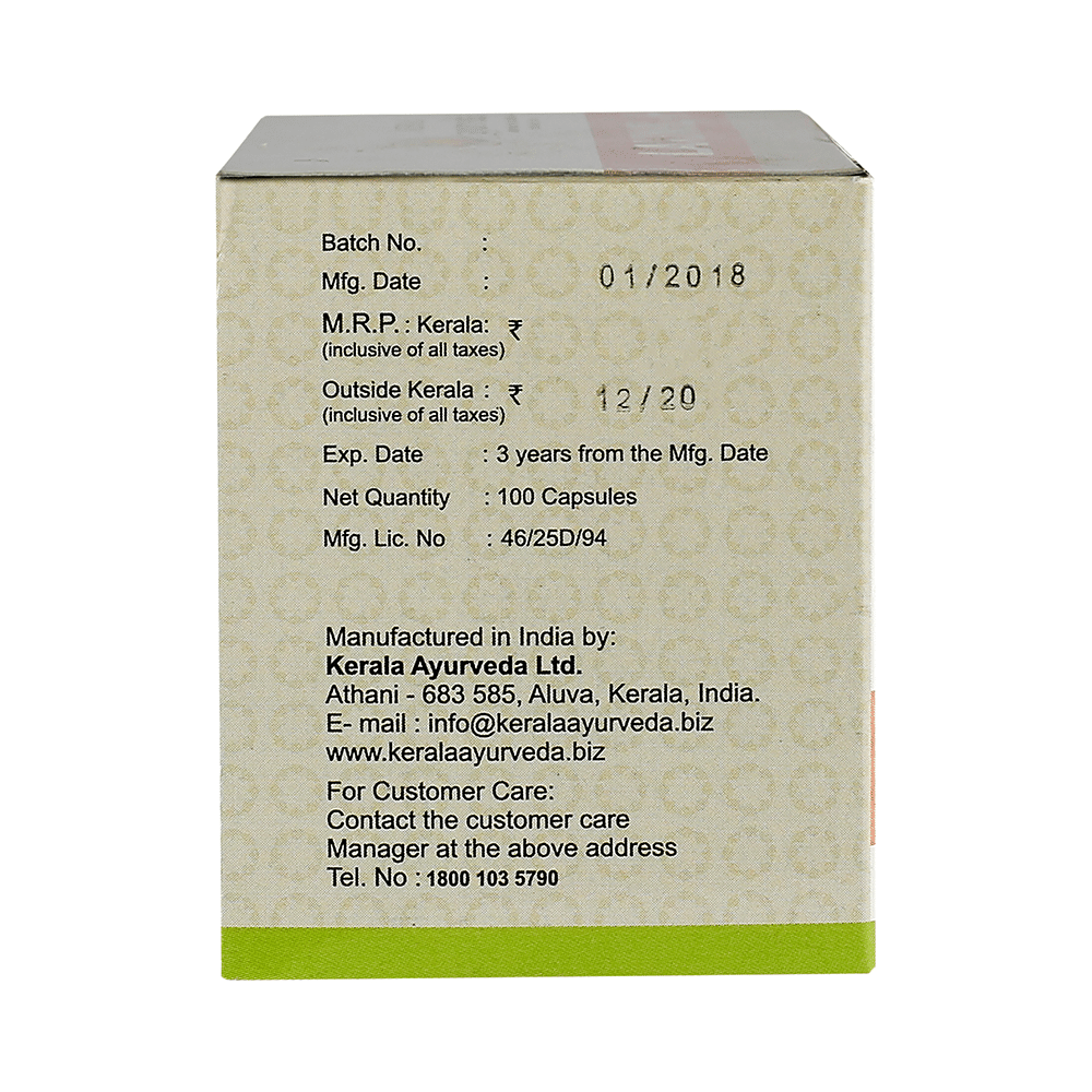 Kerala Ayurveda Laxinol-H Capsule | Eases Constipation - Image 4