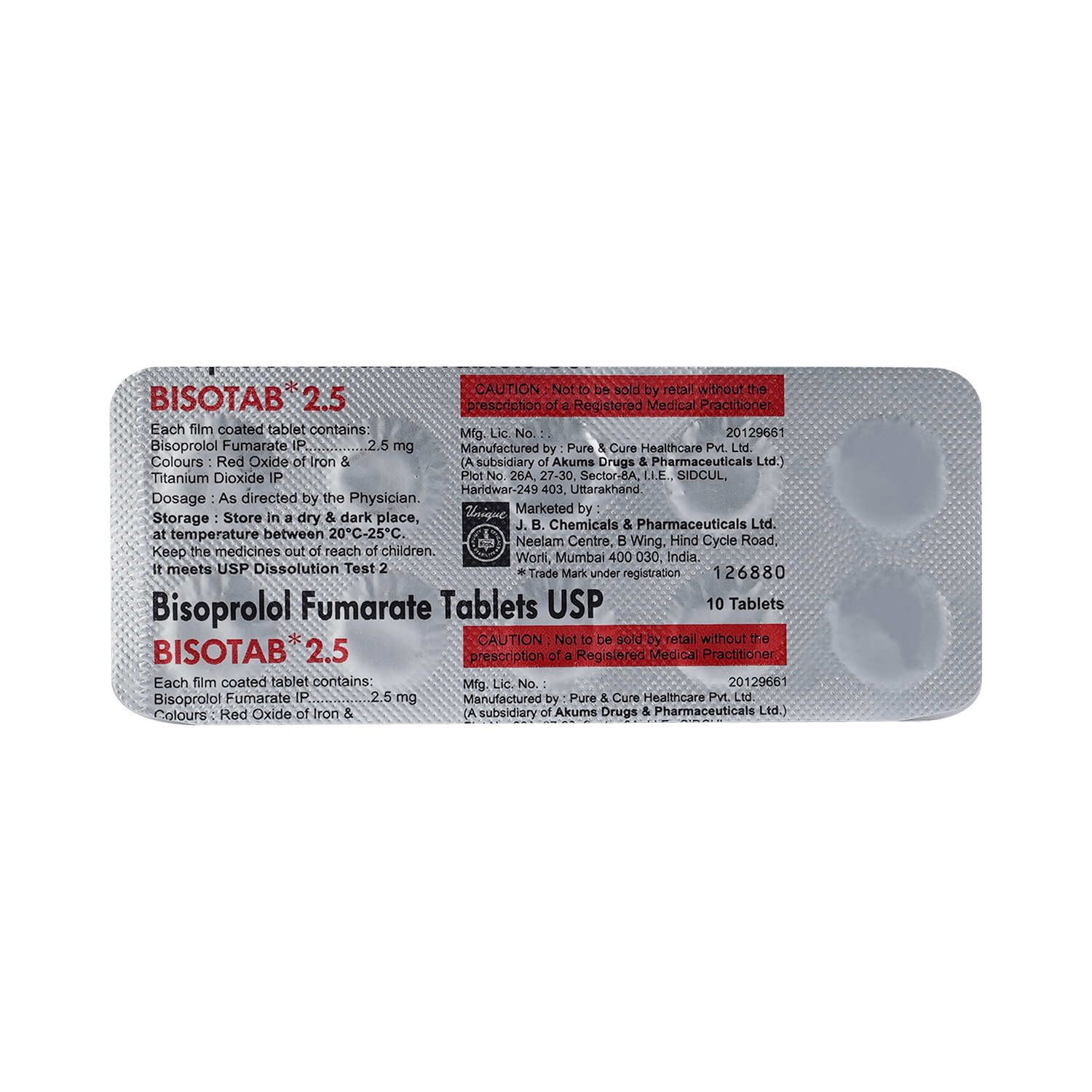 Bisotab 2.5 Tablet - Image 4