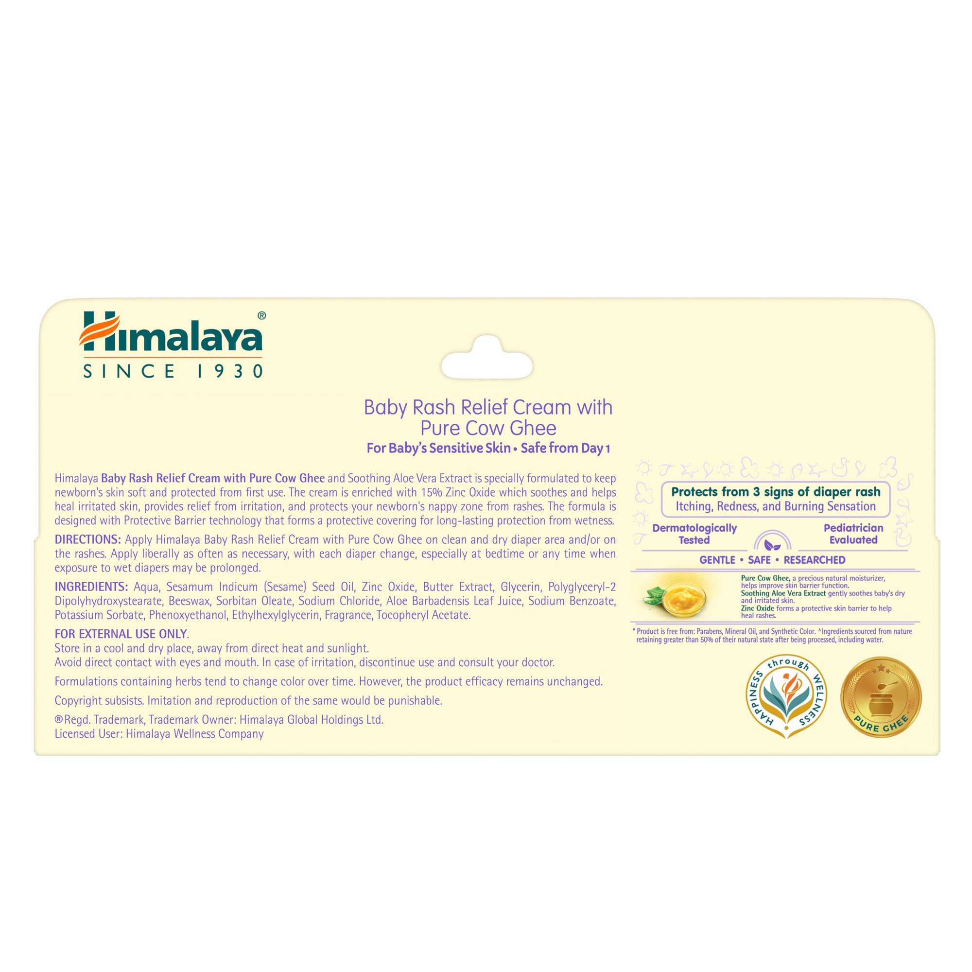 Himalaya Baby Rash Relief Cream with Pure Cow Ghee - Image 2