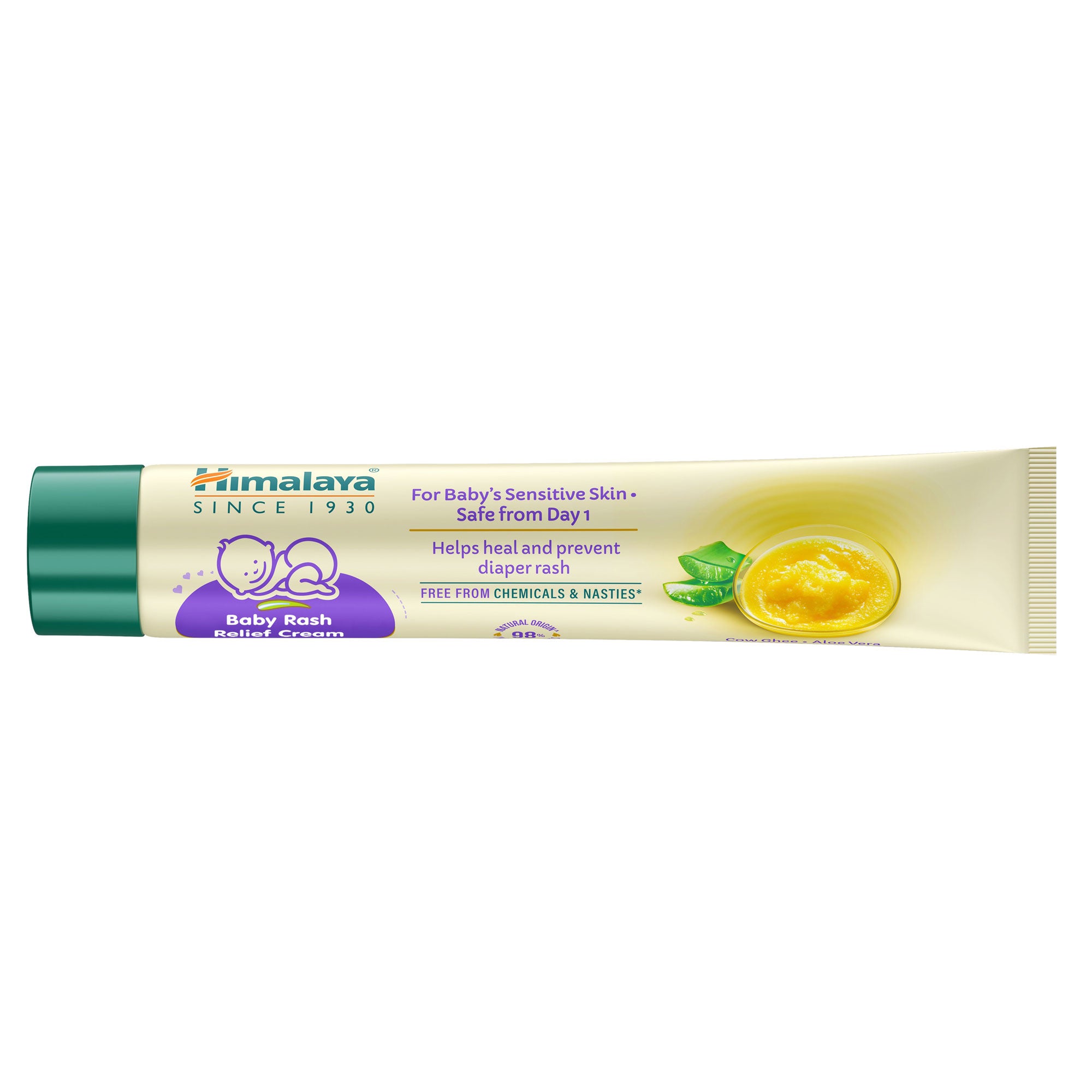 Himalaya Baby Rash Relief Cream with Pure Cow Ghee - Image 3