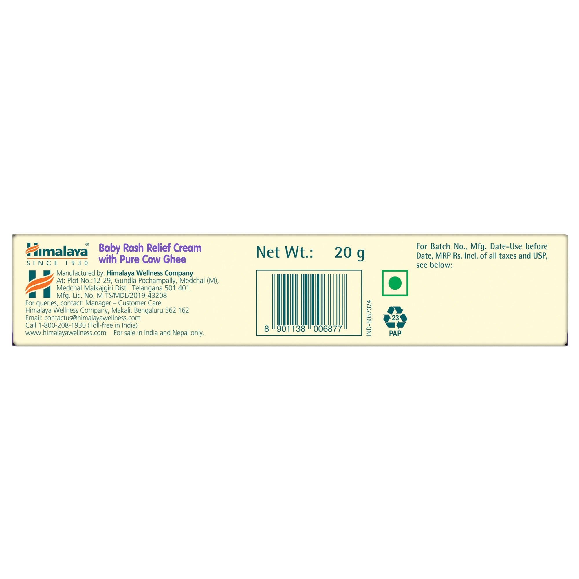 Himalaya Baby Rash Relief Cream with Pure Cow Ghee - Image 4