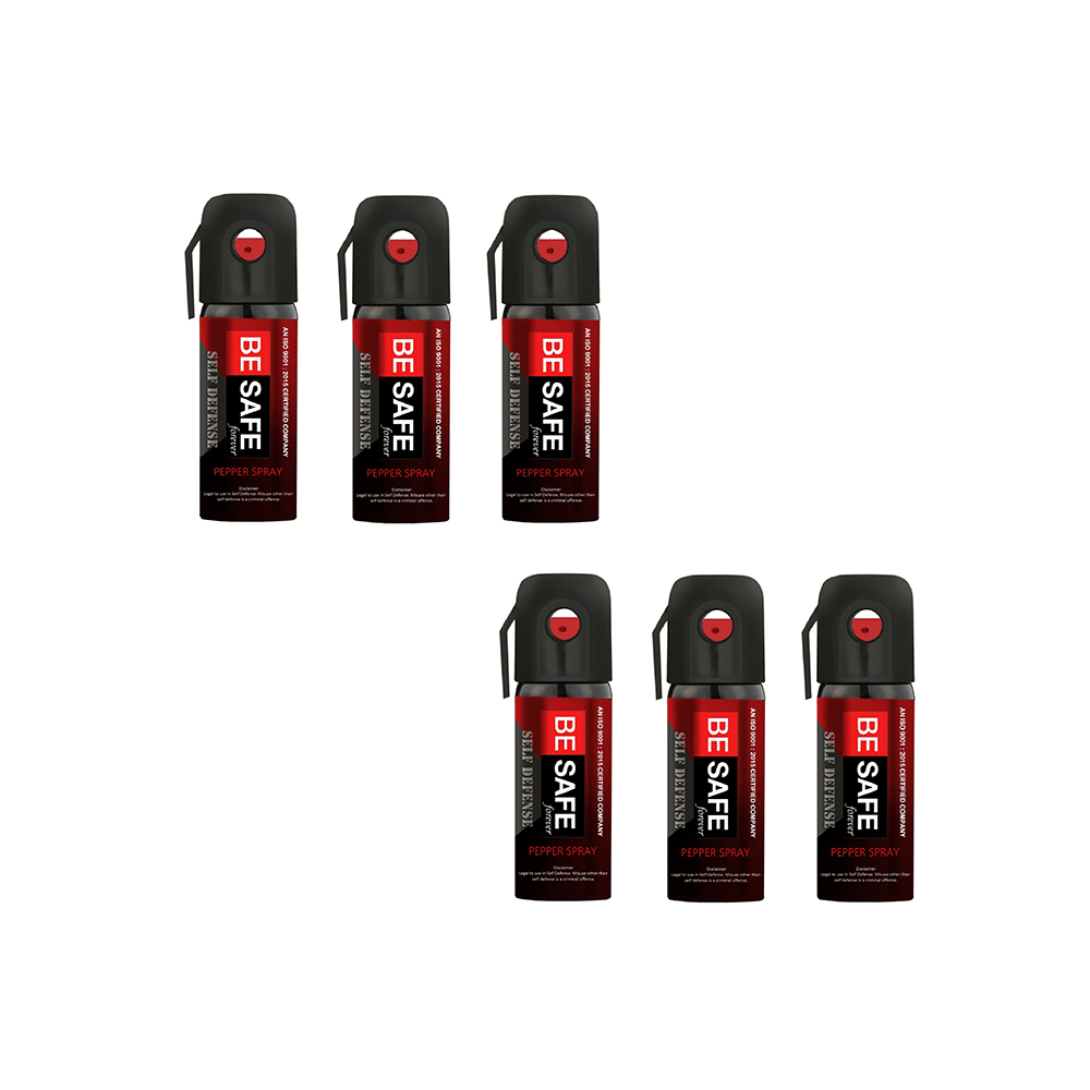 Be Safe Forever Self Defense Pepper Spray (35gm Each) - Image 1