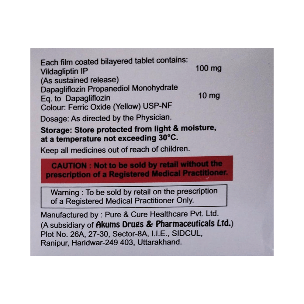 Nexglipt D 10/100 Tablet SR - Image 2