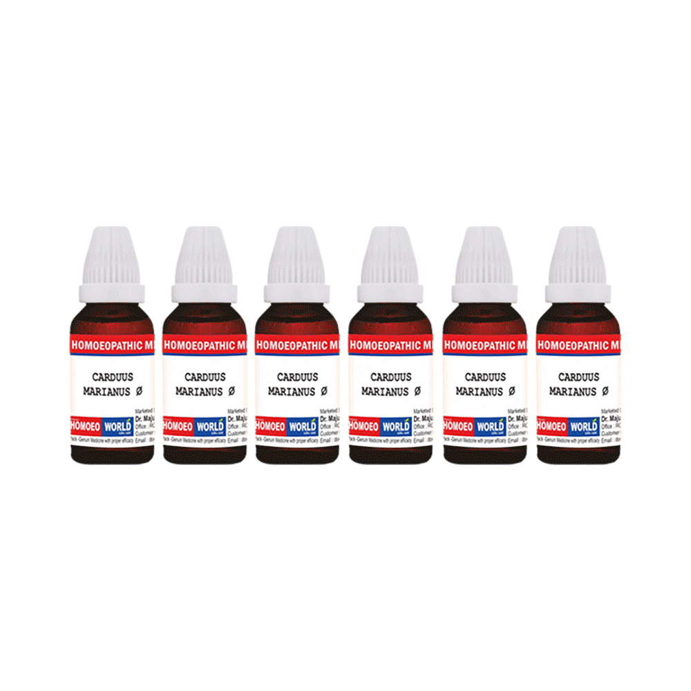 Dr. Majumder Homeo World Carduus Marianus Mother Tincture (30ml Each)
