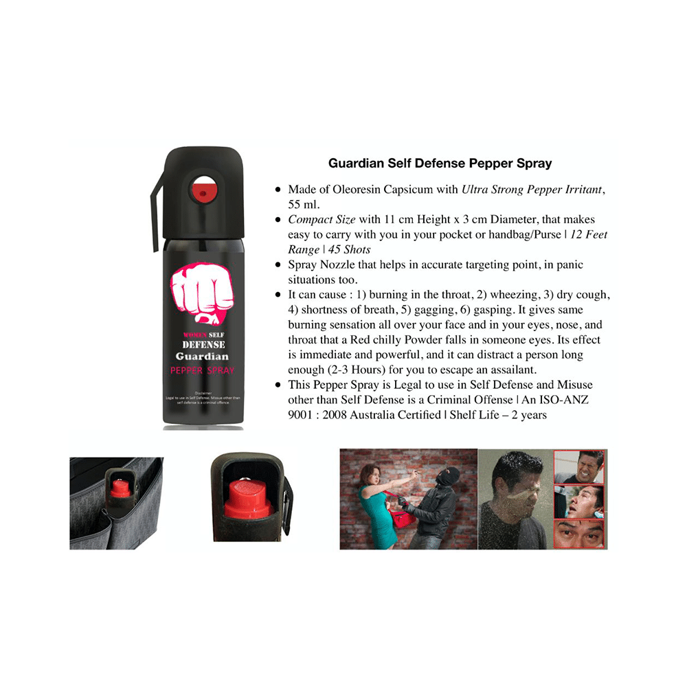 Guardian Women Self Defense Pepper Spray (55ml Each) - Image 5