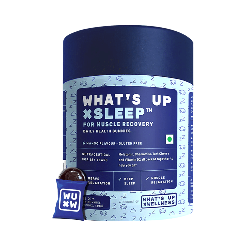 What's Up Wellness X Sleep Daily Health Gummies Mango - Image 1
