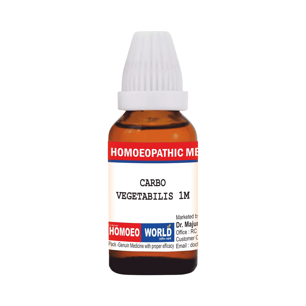 Dr. Majumder Homeo World Carbo Vegetabilis Dilution (30ml Each) 1M