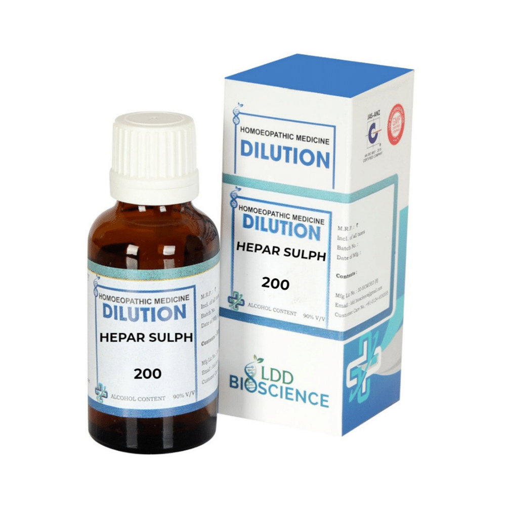 LDD Bioscience Hepar Sulph Dilution 200 - Image 1