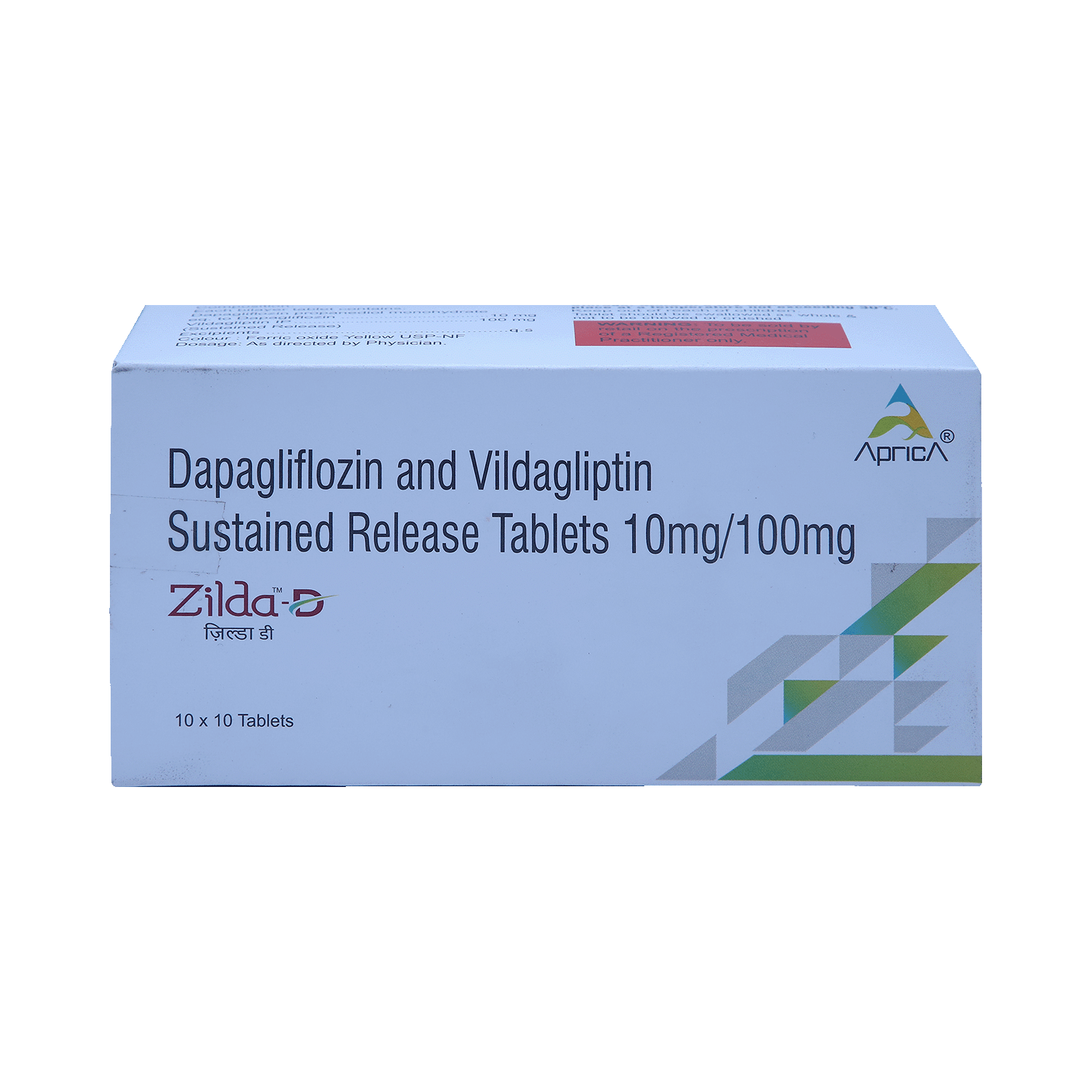 Zilda D 10mg/100mg Tablet - Image 2