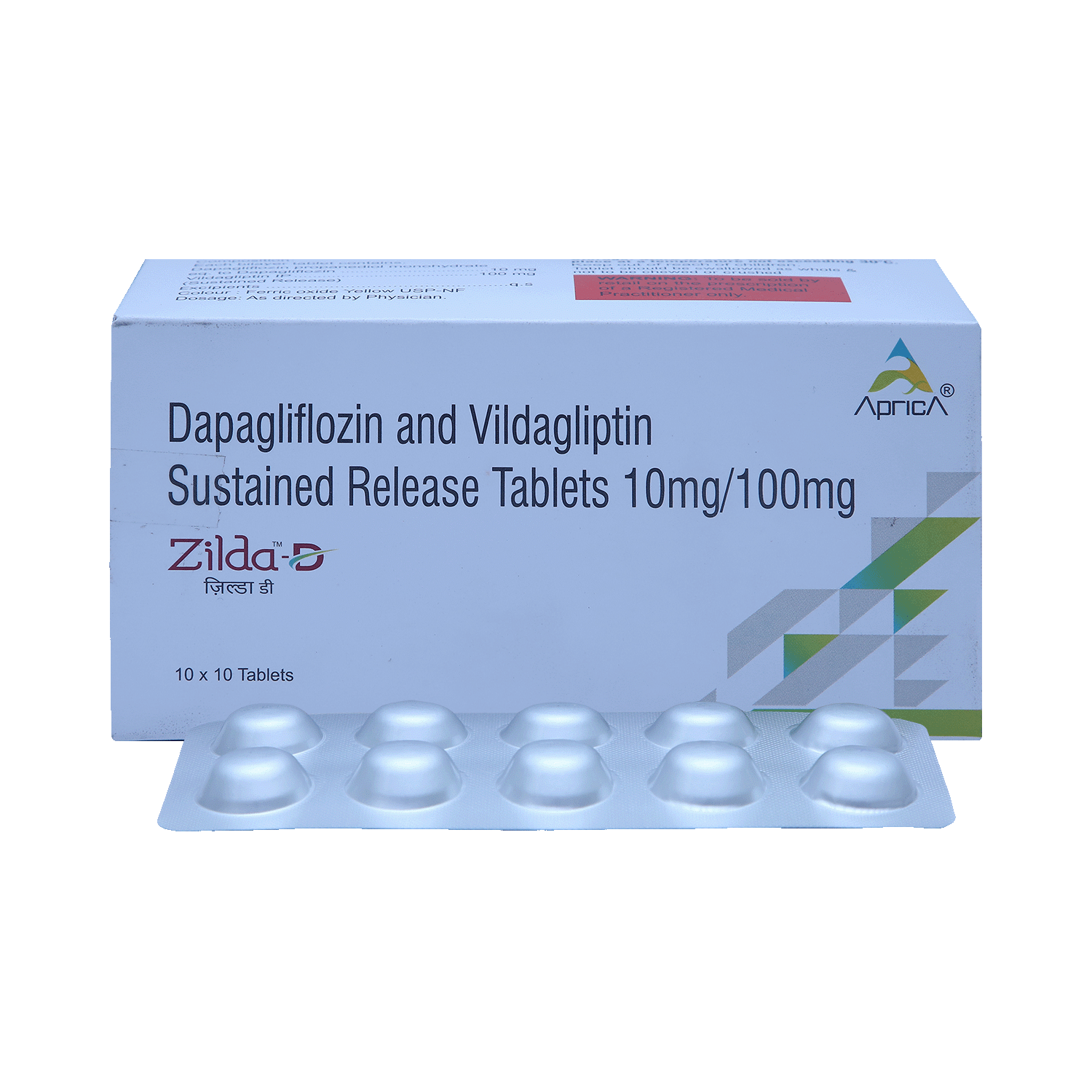 Zilda D 10mg/100mg Tablet - Image 1
